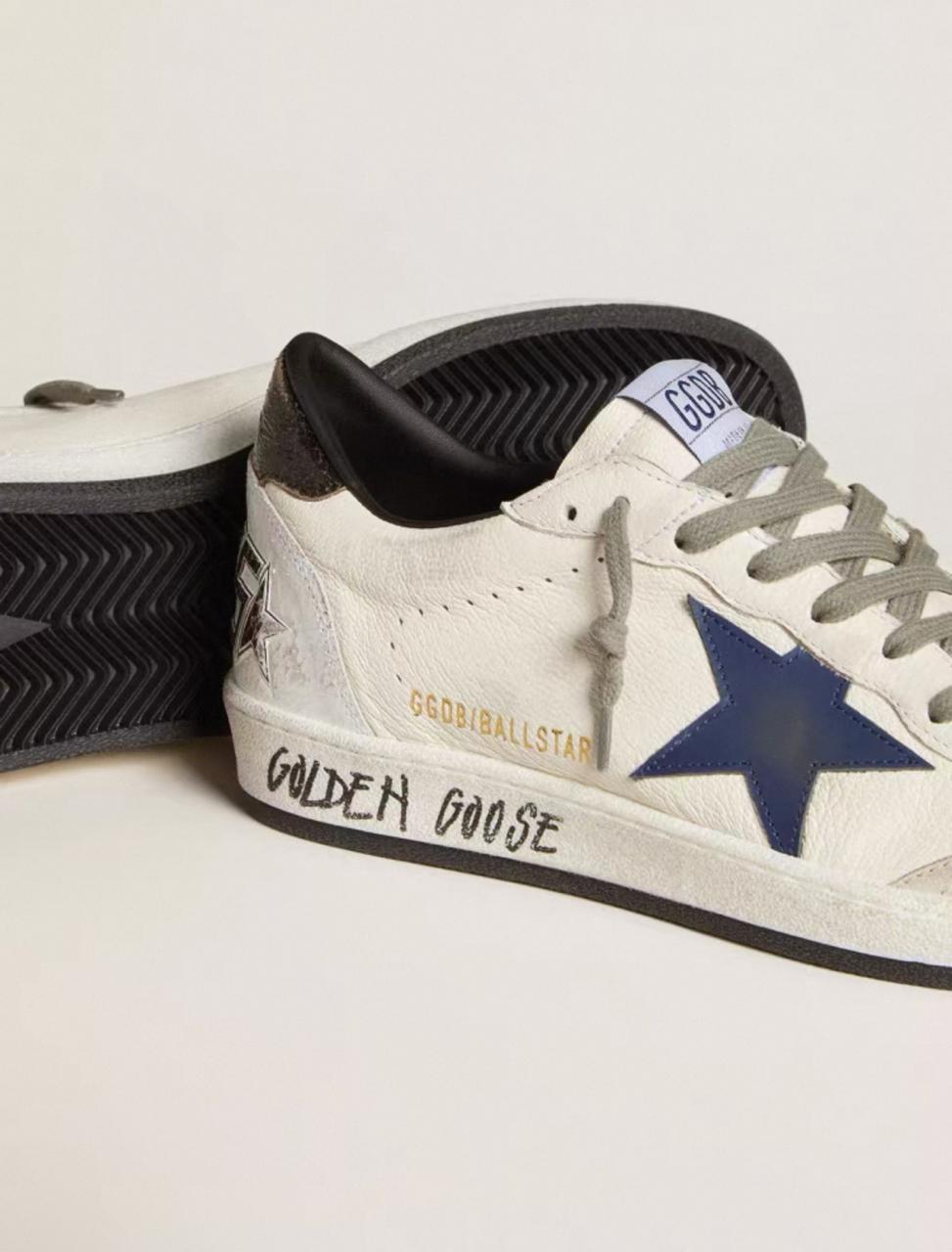 Ball Star de napa con estrella de piel y refuerzo del talón de piel laminada