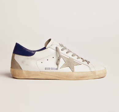 A Super-Star para hombre con estrella de ante y talón azul